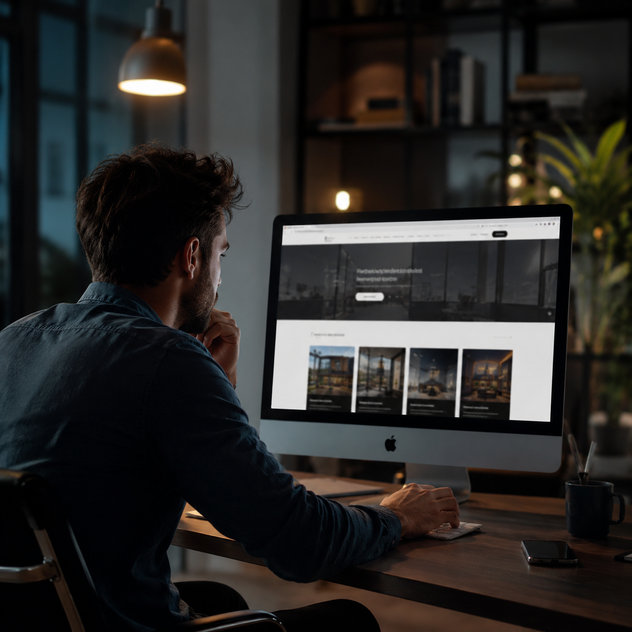 Site profissional que trabalha 24h